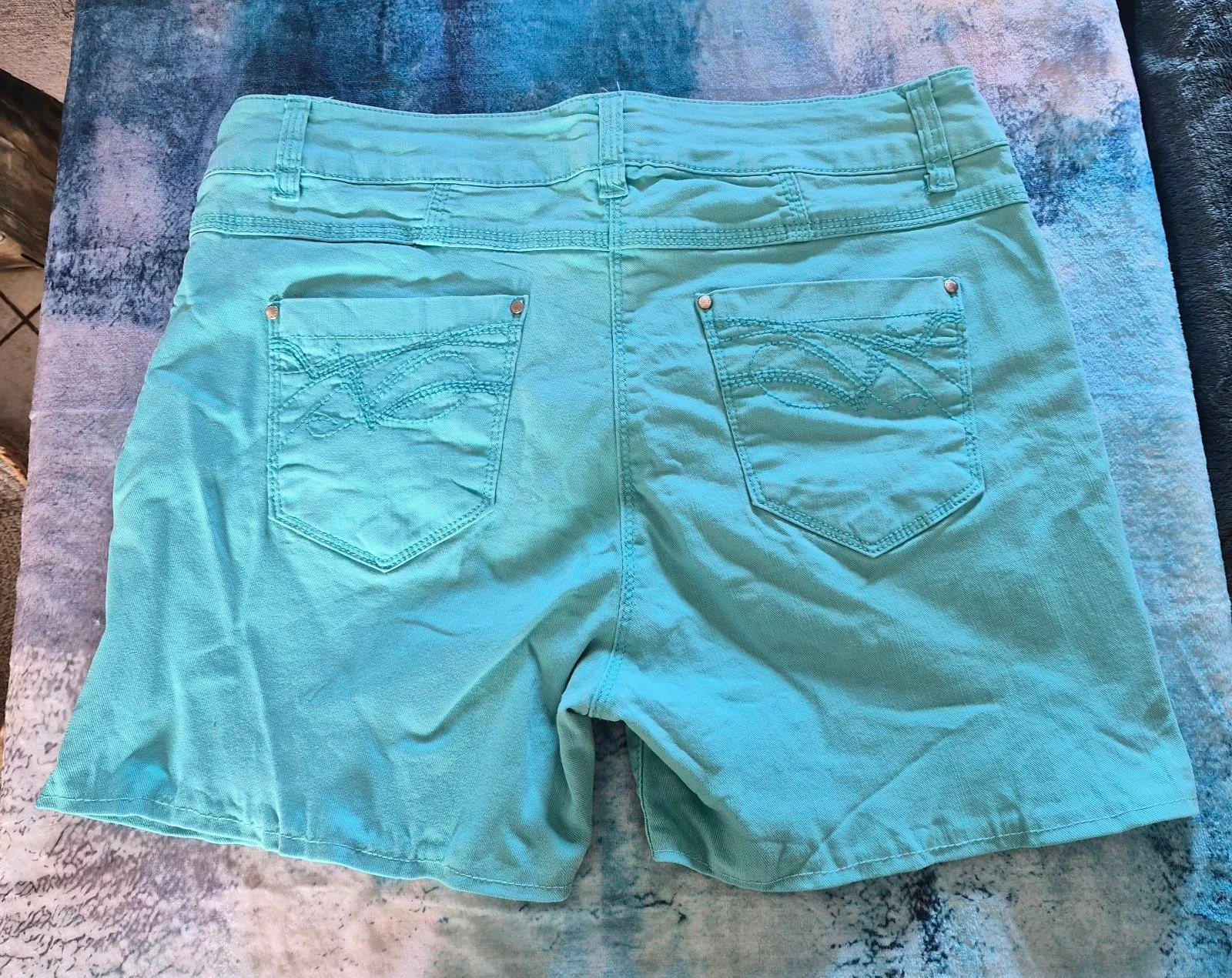 Short turquoise Patrice Bréal taille 42/XL – photo 2